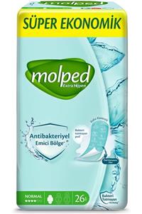 Molped Extra Hijyen Antibakteriyel Ped Seko Normal 26 Lı