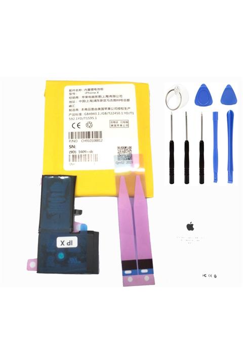 Yedekyedek Iphone X Batarya Orijinal Kalite %100 Pil Sağlığı (tamir Seti Ve Pil Bandı Hediyeli)