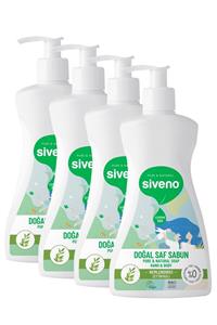 Siveno Zeytinyağlı Doğal Sıvı Sabun 300 ml X 4 Adet