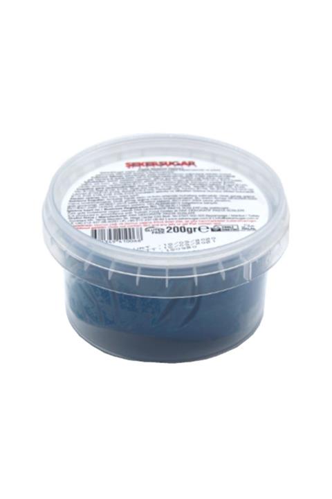 ŞEKER & SUGAR Şeker Sugar Şeker Hamuru Petrol Mavisi (200 G)