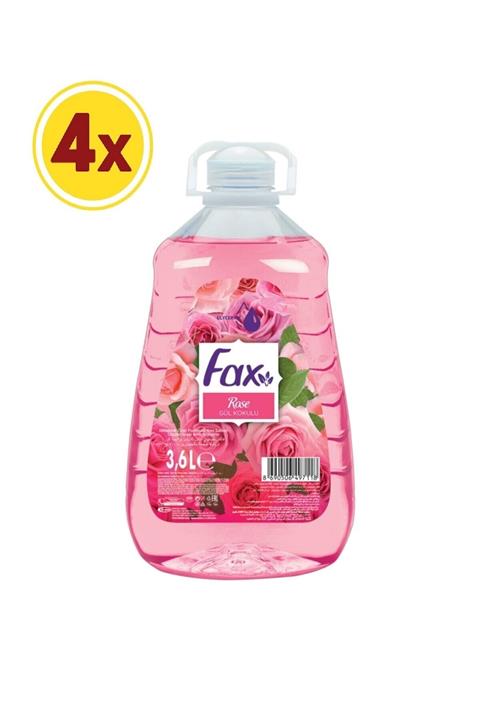 Fax Sıvı Sabun Gül 3.6 Lt X 4 Adet