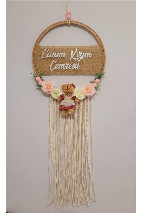 K&D SİLVER K&d Makrome Isimli Kapı Süsü