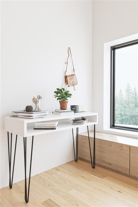 Wood House Aleyna Dresuar-beyaz