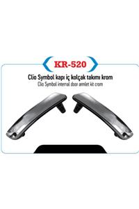 Kayalar Renault Clio Symbol Iç Kapı Kolçak Takımı Krom Kayaplast Kr-520