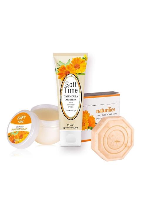 Huncalife Krem & Sabun Seti - Soft Time Aynısefalı 3'lü Set 3122019000021