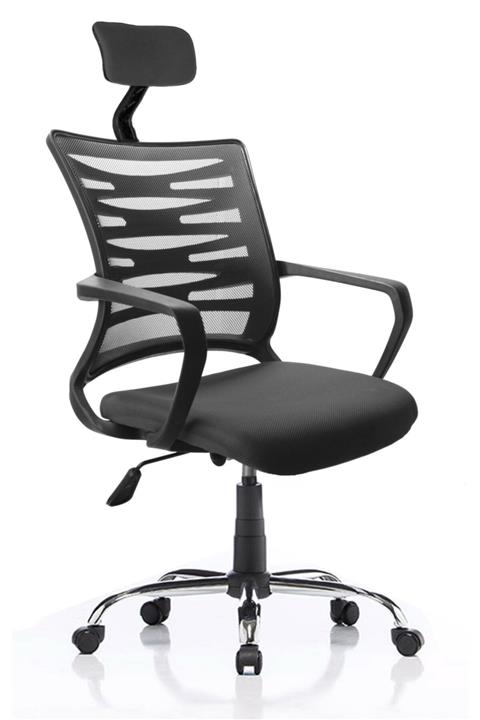 Remaks Rio Siyah Fileli Yönetici Ve Müdür Koltuğu Oyuncu, Bilgisayar, Ofis Koltuğu Krom Ayaklı-siyah