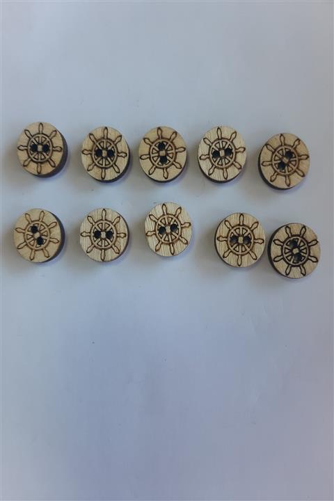 hobim42 Bambu Bebek Ve Hobi Düğmesi 10 Adet M4