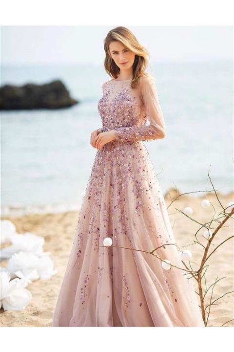 Kenzel 5127 Kadın Uzun Abiye Elbise