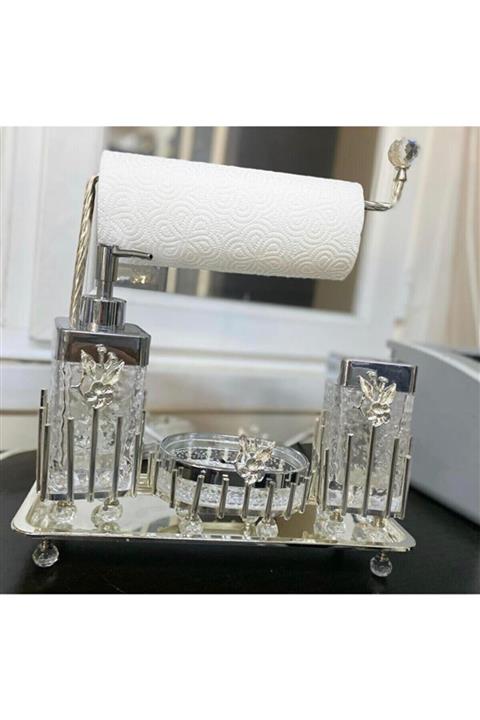 İmren Collection Havluluklu Sabunluk Seti