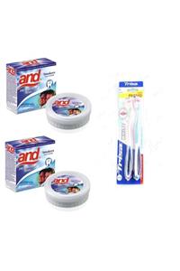 AND Diş Tozu Smokers 40gr X 2 Adet + Trisa Perfect White 2li Diş Fırçası