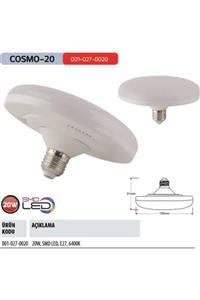 Horoz Elektrik Horoz Cosmo-20 20 Watt Ufo Led Ampul E-27 Duy 6400k Beyaz Işık 20w