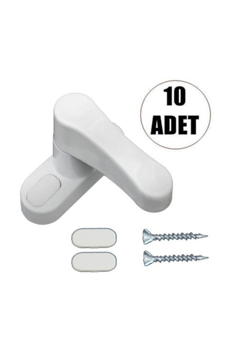 RoseRoi 10 Adet Kapı Pencere Emniyet Kilidi Pimapen Pvc Için Koruma Kilit