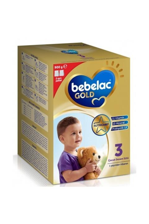 Bebelac Gold 3 Numara Devam Sütü 900 gr