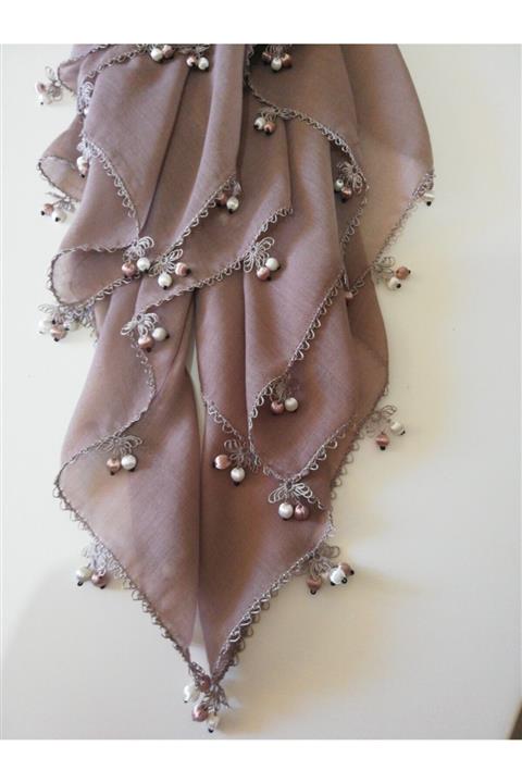 Arzuda Igne Oyası Yazma Çember Başörtü