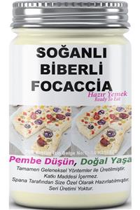 SPANA Soğanlı Biberli Focaccia Ev Yapımı Katkısız 330 gr