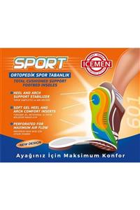 Icemen T601 Icemen Ortopedik Spor Tabanlık - Naturel