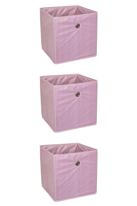 ALAS 3'lü Raf Organizer Kutu Seti (30x30x30cm) Yeni Sezon Nano Teknoloji Su Geçirmez Kumaş