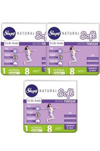 Sleepy Soft Extra Hijyenik Ped Normal 8 Li ( 3 Adet )