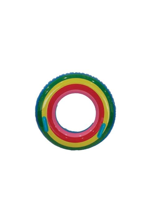 MağazanYanında Simit 90 cm Gökkuşağı Desenli Tututnmalı Bermuda 1710008