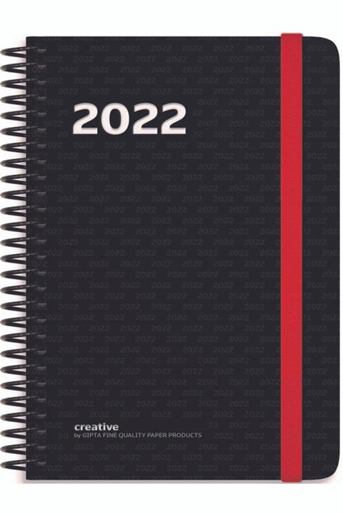Gıpta 2022 Günlük Ajanda 17x24 Cm Spiralli Lastikli Creatıve Diary 409