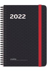 Gıpta 2022 Günlük Ajanda 17x24 Cm Spiralli Lastikli Creatıve Diary 409