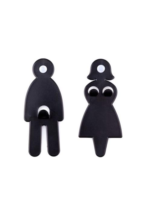 toptanperpa Sevimli Kız ve Erkek Askı Seti 2 Adet