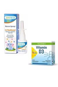 RINOFRESH Çocuklar Için Panthenol Burun Spreyi 20 Ml+ Vitamin D3 400 Iu 20 Ml