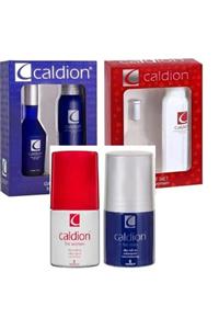 Caldion Bay 50ml Parfüm + Deo+rolon + Bayan 50ml Parfüm 4'lü Set