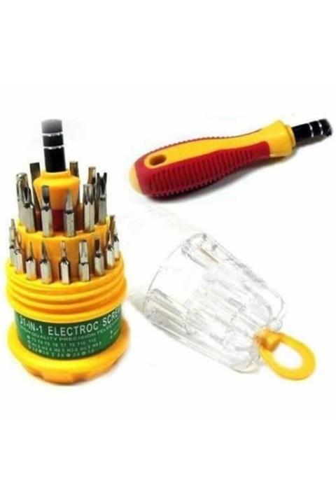 Türkay Torna Vida Seti 31 Parça Hassas Tornavida Bits Uç