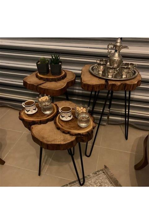 CMF AKSESUAR 3'lü Ağaç Zigon Aksesuarlı