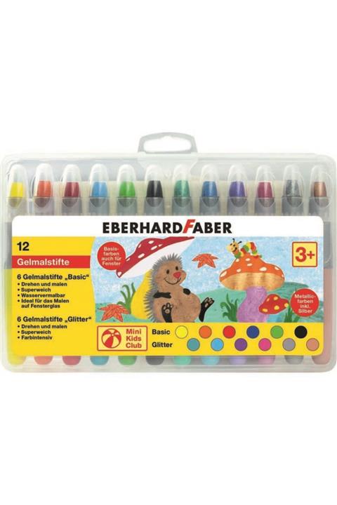 Eberhard Faber Gel Pastel Basic 12 Renk Metalik