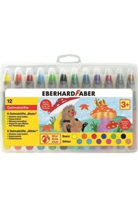 Eberhard Faber Gel Pastel Basic 12 Renk Metalik