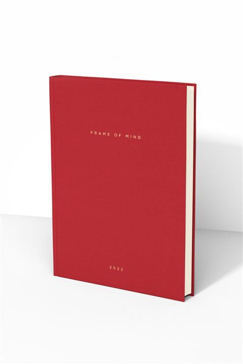 Frame of mind Kırmızı 2022 Ajanda