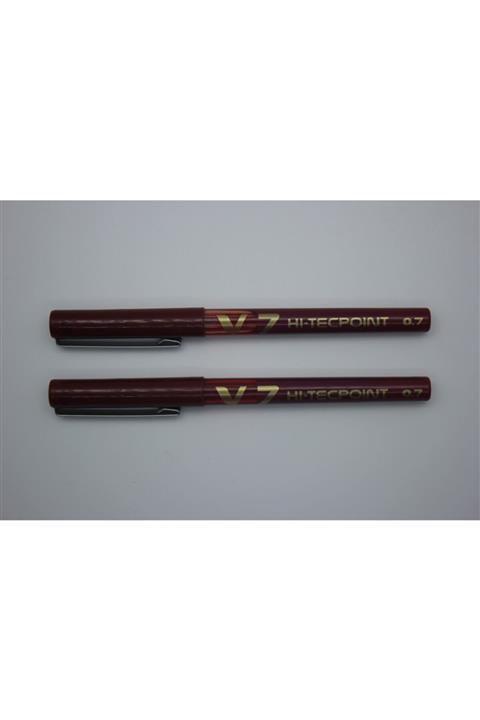 Pilot Pılot V7 Iğne Uçlu Kalem 07 Mm Kırmızı (2adet)