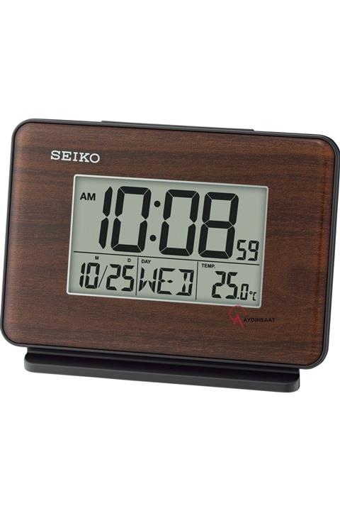 Seiko Kahverengi Masa Saati Qhl068b