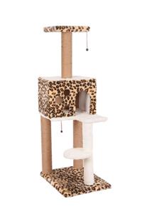 Cathause Cat Hause Kedi Tırmalama Platformlu S9 Leopar 124 Cm