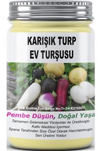 SPANA Karışık Turp Ev Turşusu Ev Yapımı Katkısız 820gr