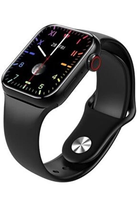 Zamak Ticaret M26 Plus Smart Watch 6 Siyah Akıllı Saat Wireless Charging
