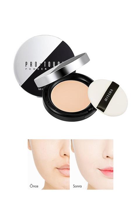 Missha Pürüzsüz Görünüm Sağlayan Kompakt Pudra Pro-Touch Powder Pact SPF25 No.21