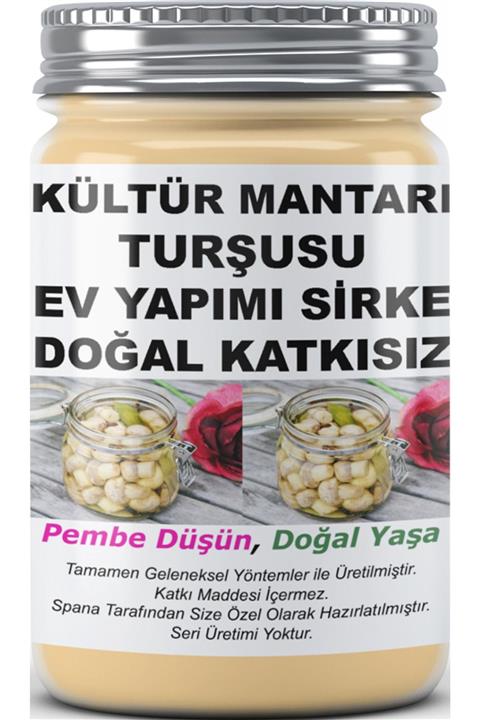 SPANA Kültür Mantarı Turşusu Sirke Ev Yapımı Katkısız 800 gr