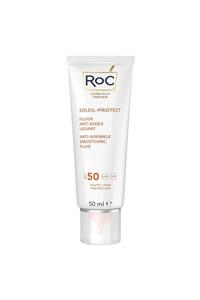 Roc Kırışık Karşıtı Likit Güneş Kremi Spf50+ 50 Ml