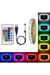 Triline Tv Arkası Silikonlu Kumandalı Rgb Led Şerit 16 Renk - Rgb - 3metre