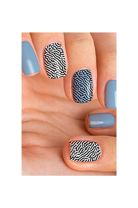 BRCTOPTAN İz Desenli Tırnak Dövmesi Tırnak Tattoo Nail Art Tırnak Sticker