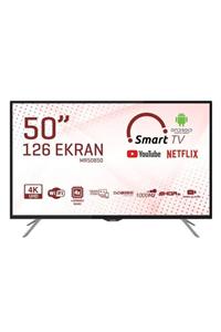 Morio MR50850  50'' 126 Ekran Uydu Alıcılı 4K Ultra HD Smart LED TV