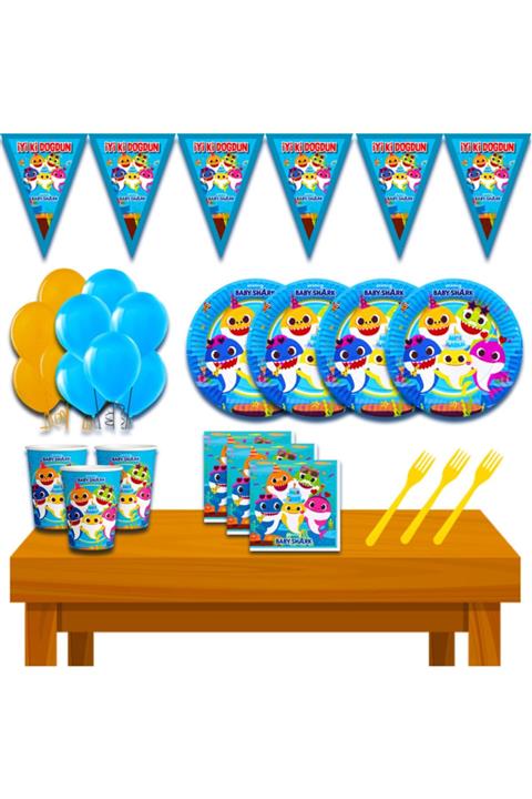 partykids Eko 8 Kişilik Doğum Günü Parti Süsleri Malzemeleri Seti