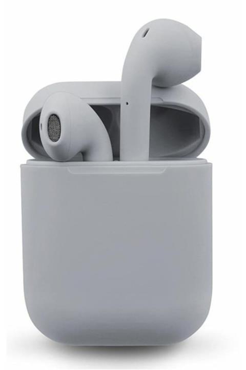 Sarftech I12 Tws Gri Iphone Android Universal Uyumlu Airpods 5.0 Bluetooth Kulaklık