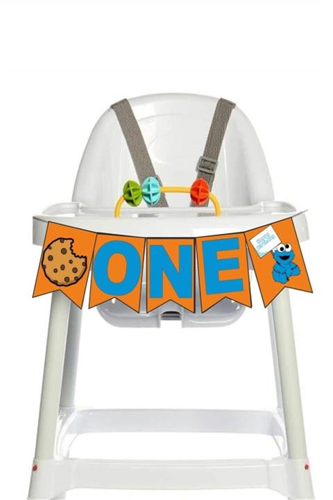 Partifabrik Kurbiye Canavarı One 1 Yaş Doğumgünü Banner Süs