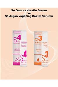 Colorinn S3 Argan Yağlı Saç Bakım Serumu 100 Ml Ve S4 Onarıcı Keratin Serum 100 Ml Saç Bakım Seti