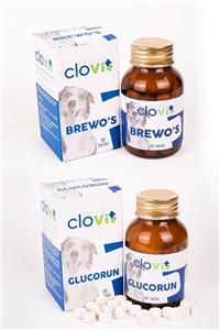 Clovit Dog Brewo's + Dog Glucorun Avantajlı 2'li Set 8680434202298