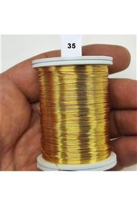 Hobizubi Janjan Sarı Filografi Teli 30 No - 50 Gram- 35